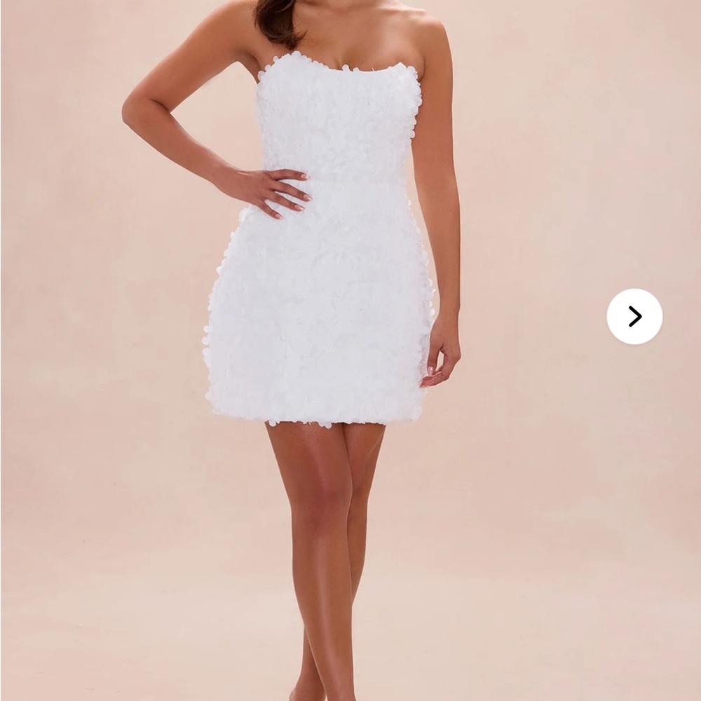 Daisy Strapless Tulle Mini Dress